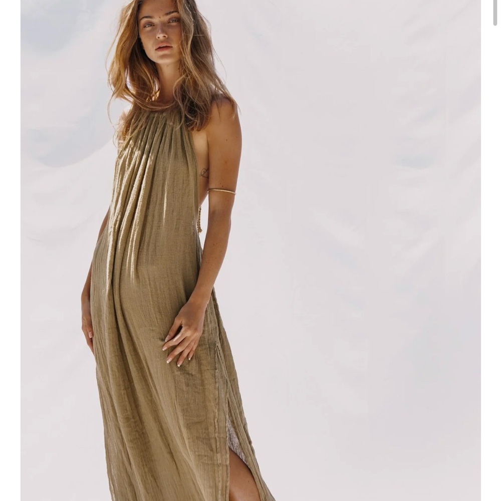 Jen's Pirate Booty Olive Maxi Dress